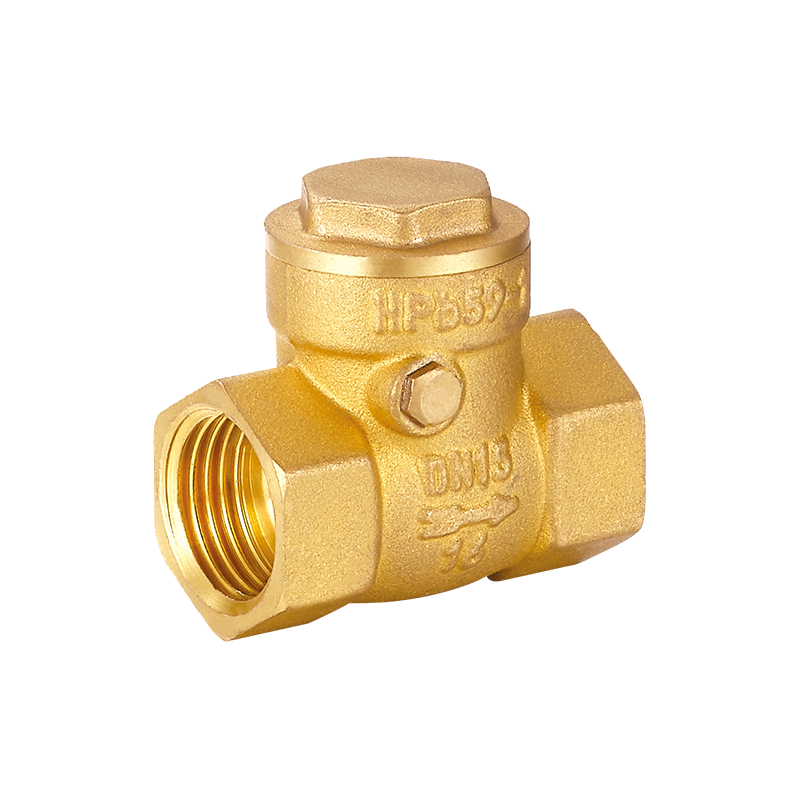 YH-402 ব্রাস অনুভূমিক চেক ভালভ