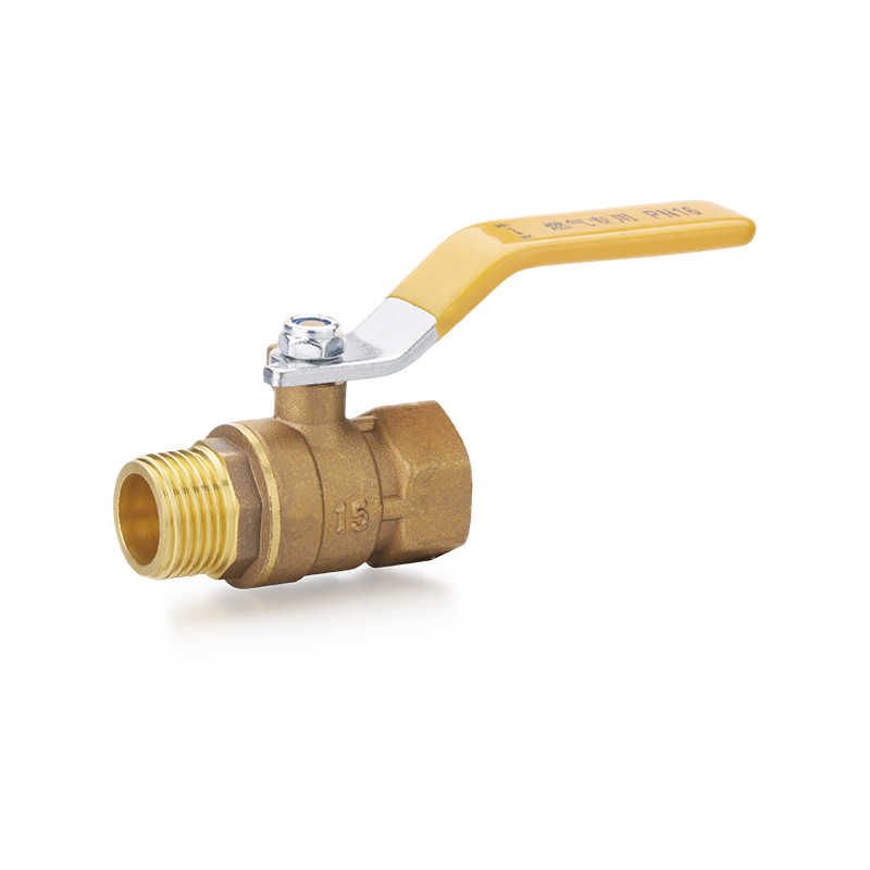 দীর্ঘ হ্যান্ডেল সহ YH-202 ব্রাস বল ভালভ（F/M）
